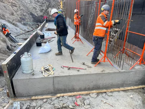 Du génie civil au menu d'un chantier phare
