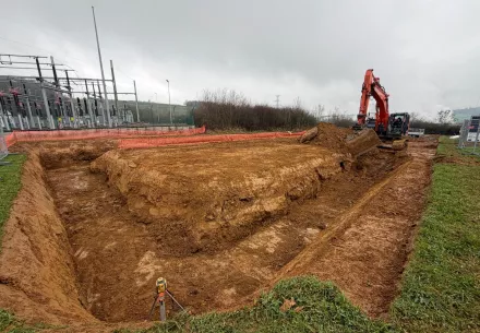 Nonet Éislek en action à Virton : un chantier stratégique pour un parc à batteries